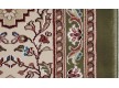 High-density carpet Royal Esfahan-1.5 3078F Green-Cream - high quality at the best price in Ukraine - image 2.